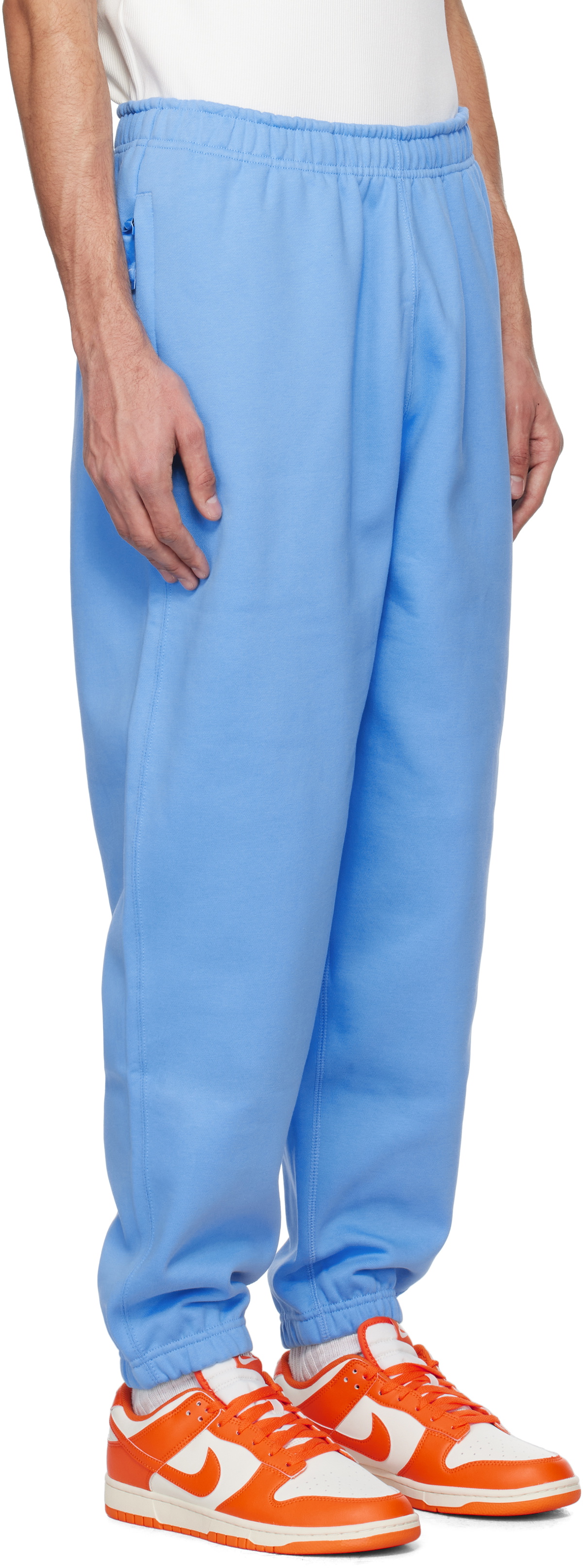 Nike Blue Solo Swoosh Sweatpants