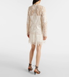 Ulla Johnson Eleni linen lace minidress