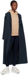 S Max Mara Navy Olivia Coat