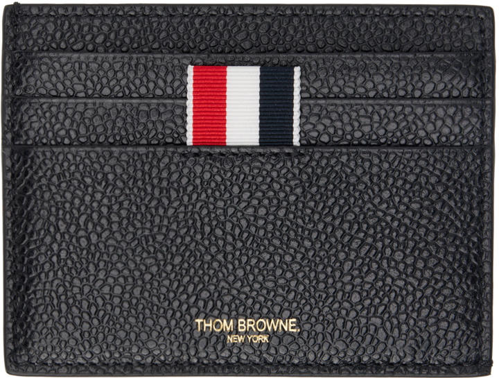 Photo: Thom Browne Black Note Compartment Card Holder