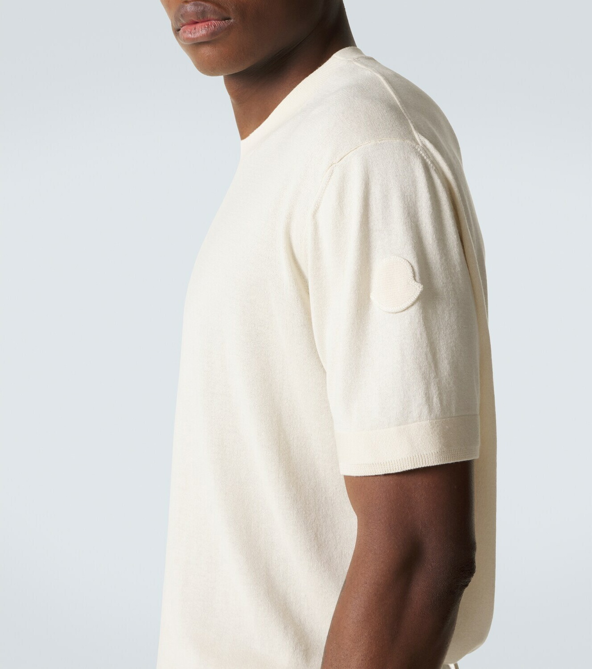 Moncler Silk and cotton T-shirt