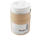decka Heavyweight Plain Sock in White