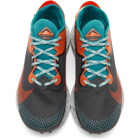 Nike Grey and Red Gore-Tex Pegasus Trail 2 Sneakers