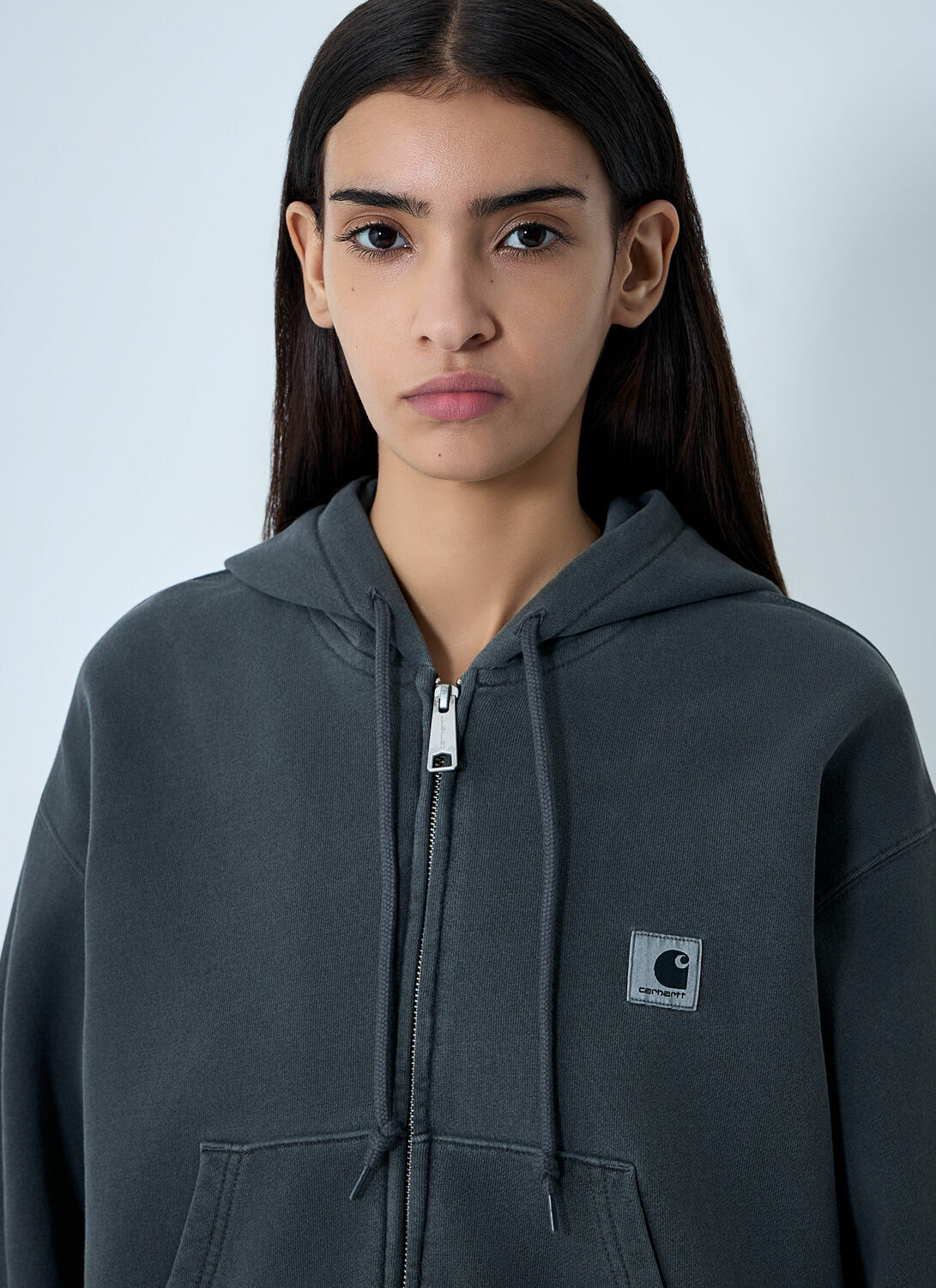Carhartt WIP Hooded Logo Motif Sweatshirt