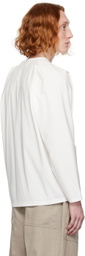 RAINMAKER KYOTO White Dolman Long Sleeve T-Shirt