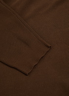 Wax London Carter Cotton-blend Polo Jumper Brown