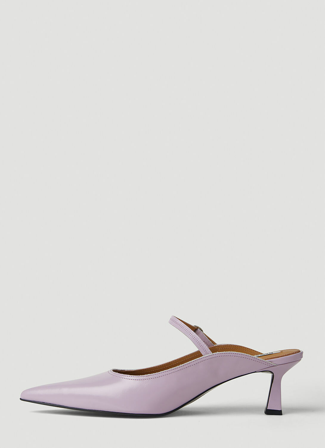 Reike Nen Pointed Mary Jane Kitten Heel Mules