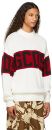 GCDS Off-White Logo Sweater