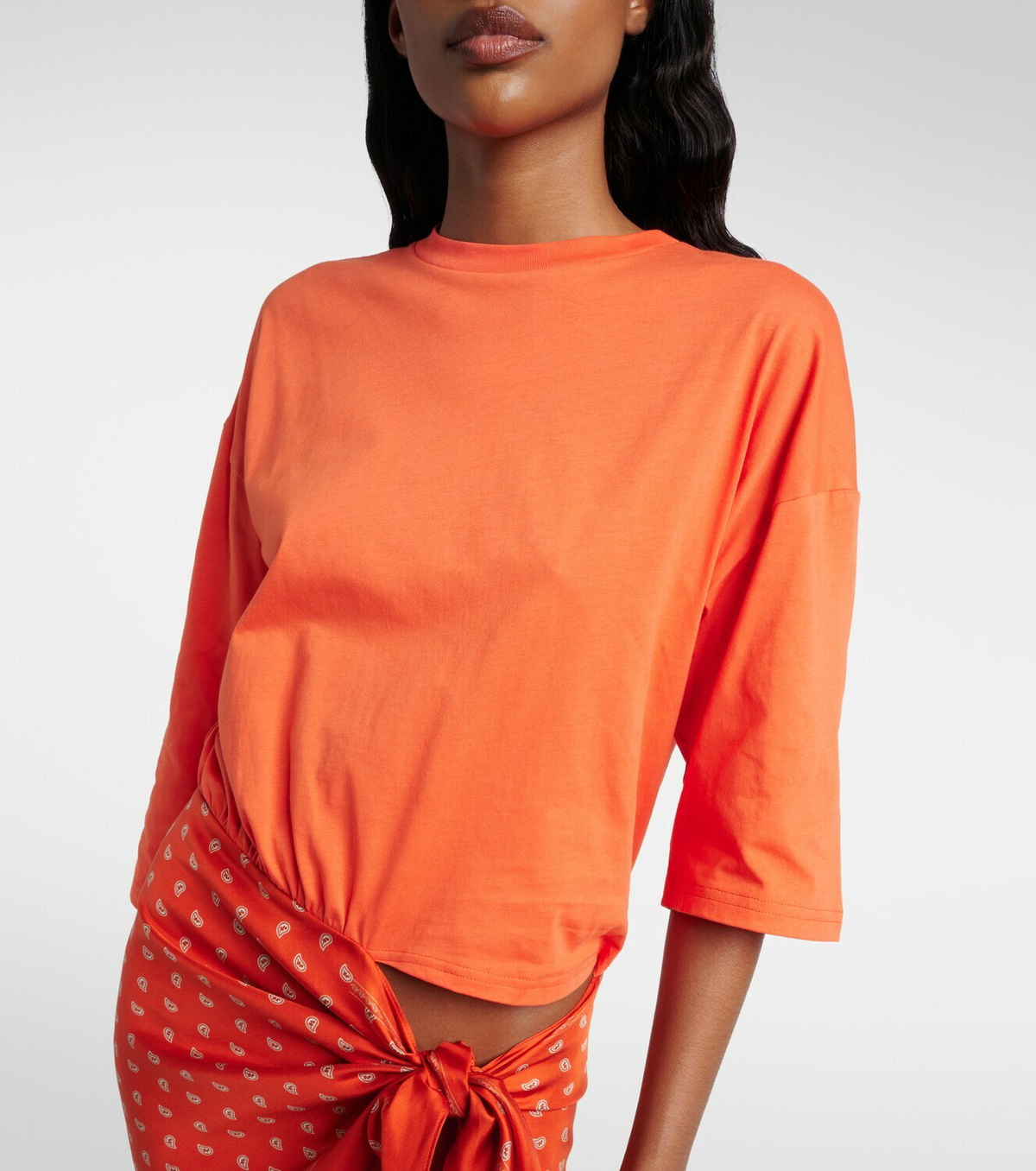 Christopher Esber Bandana cotton beach cover-up
