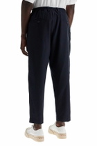 MARNI tropical wool cropped pants in Blue