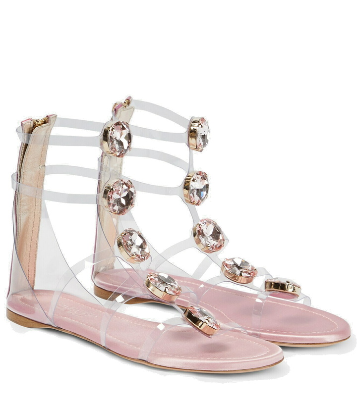 Photo: Giambattista Valli Embellished PVC sandals