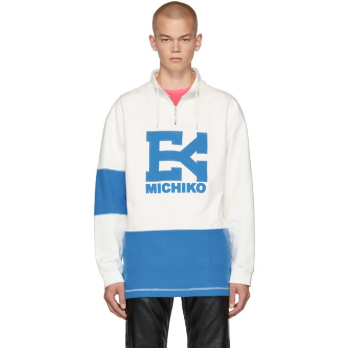 Photo: Eytys Off-White and Blue Gamma Pullover