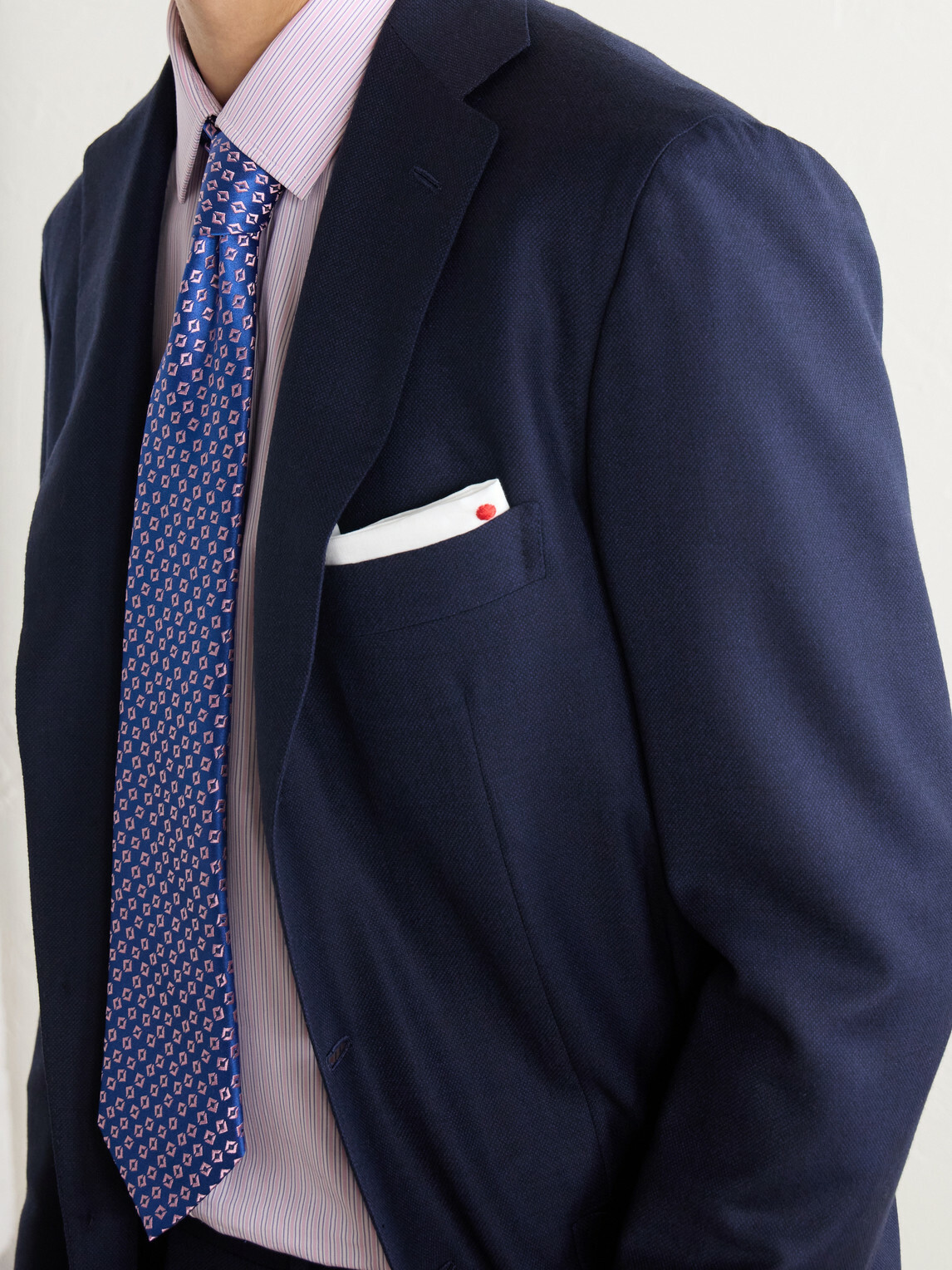 Kiton - Virgin Wool Suit Jacket - Blue