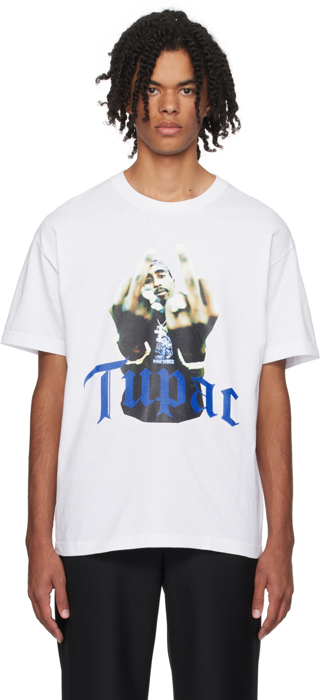 WACKO MARIA White 'Tupac' T-Shirt Wacko Maria