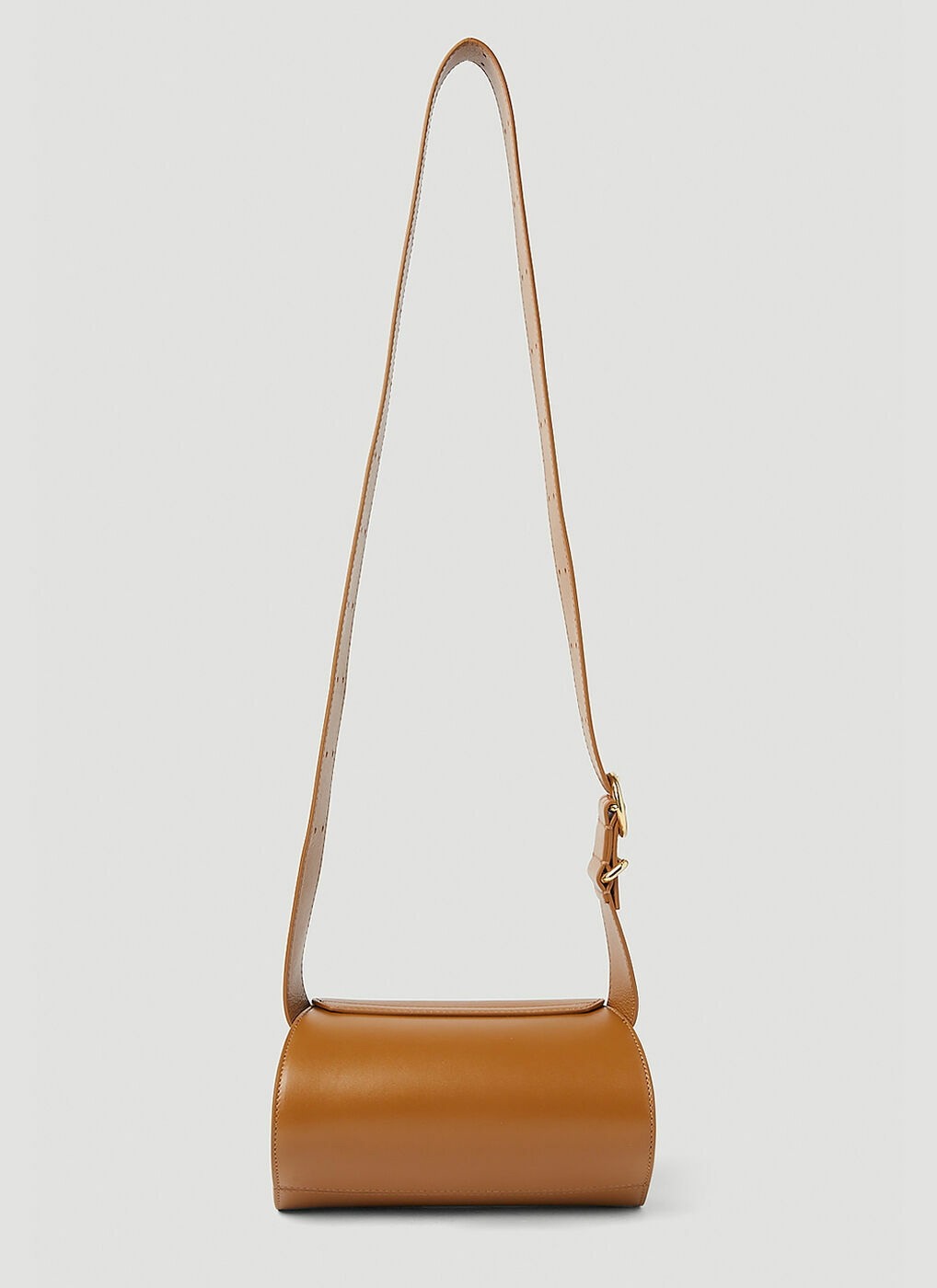 Jil Sander - Cannolo Mini Shoulder Bag in Brown Jil Sander
