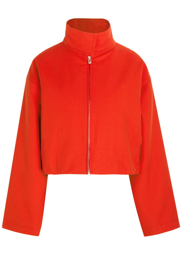 Photo: Alaïa Layered Padded Cotton Jacket Orange