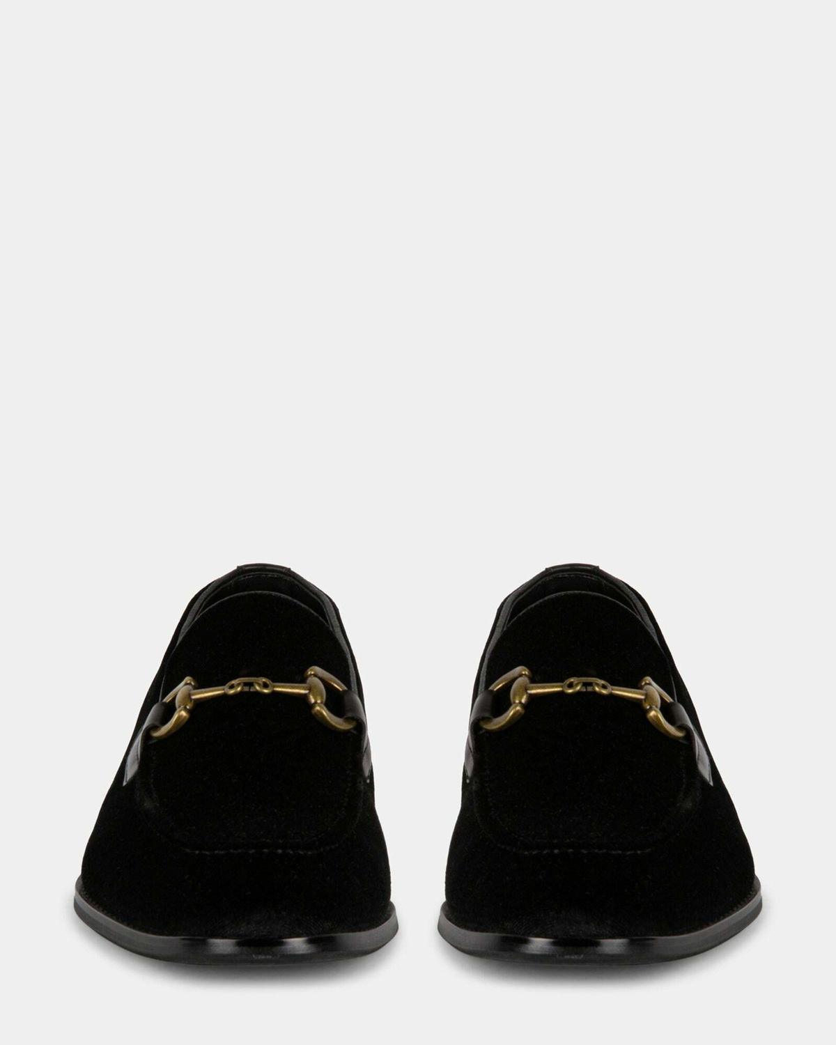 Steve Madden Antonio Loafers in Black Velvet