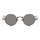 Matsuda Black Matte Mirror Sunglasses