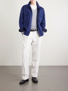 SEASE - Wool-Blend Overshirt - Blue