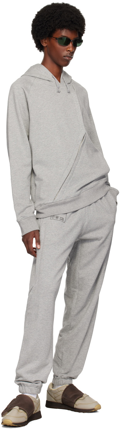 Olly Shinder Gray Split Sweatpants