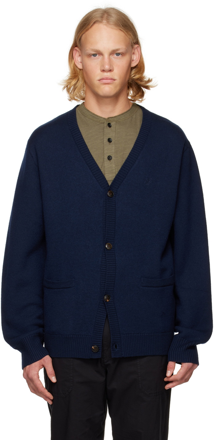 Saturdays NYC Navy Michael Cardigan Saturdays NYC