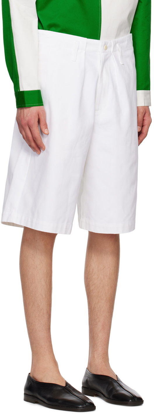 3MAN White Deck Shorts