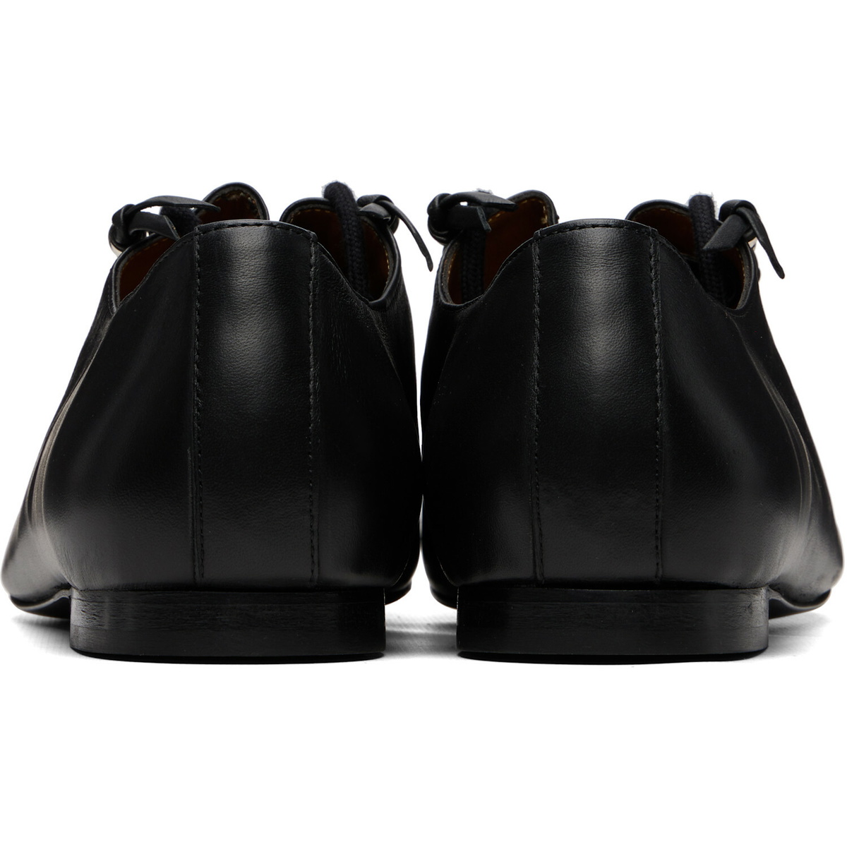Toga Virilis Black Leather Derbys