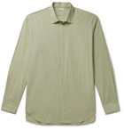 Caruso - Cutaway-Collar Cotton Shirt - Green