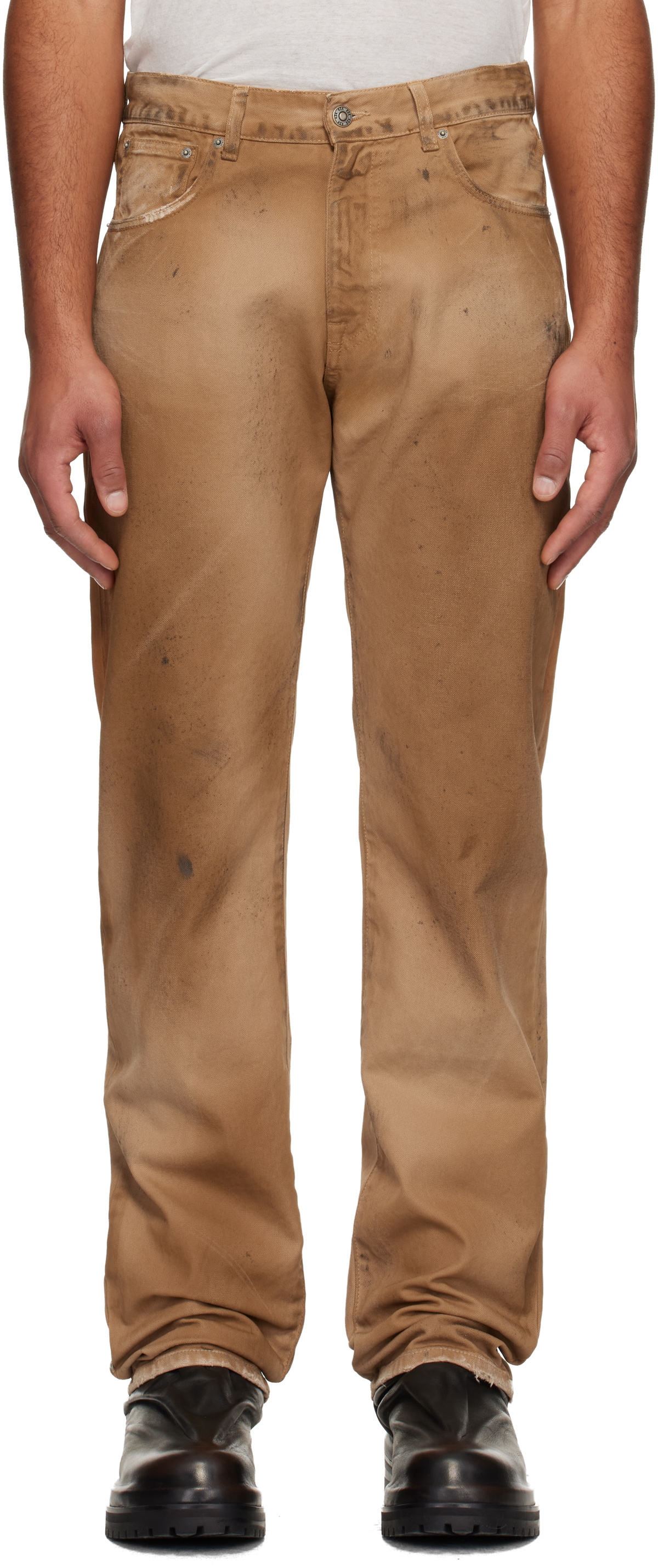 424 Tan Collection Loose Fivepocket Trousers
