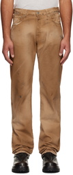 424 Tan Collection Loose Fivepocket Trousers