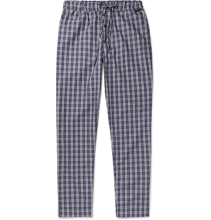 Photo: Hanro - Night & Day Checked Cotton Pyjama Trousers - Multi
