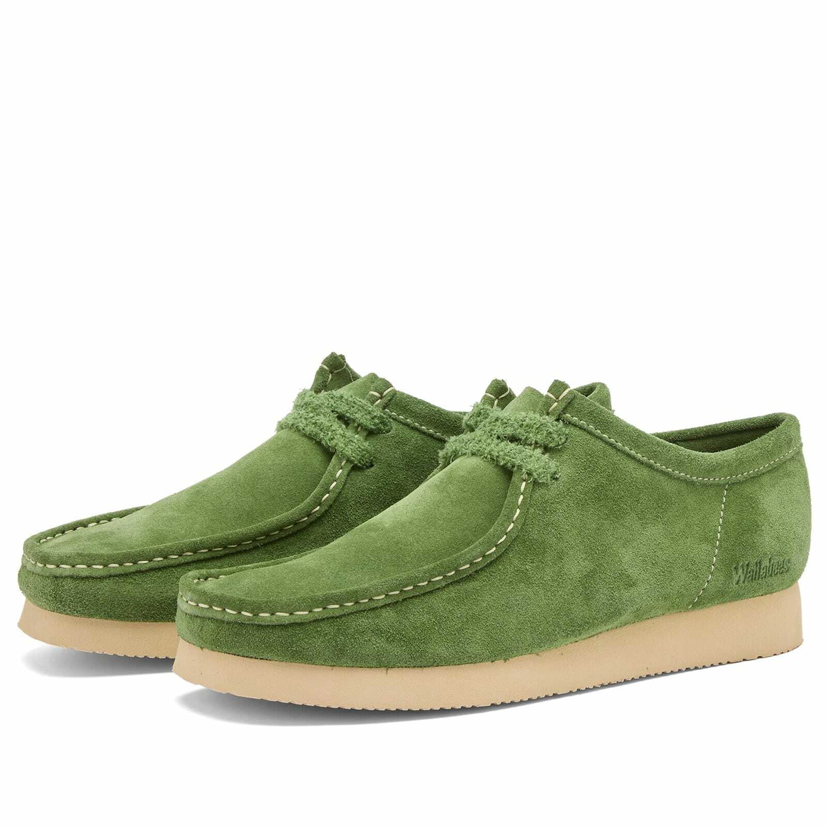 Clarks Originals Men's Wallabee in Green Suede