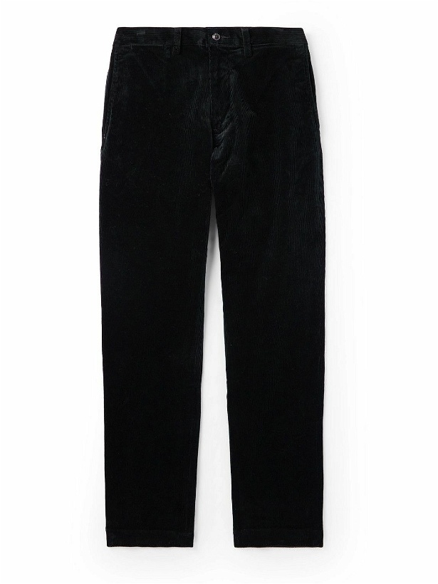 Photo: Polo Ralph Lauren - Straight-Leg Cotton-Blend Corduroy Trousers - Black