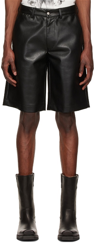 Photo: Han Kjobenhavn Black Leather Shorts