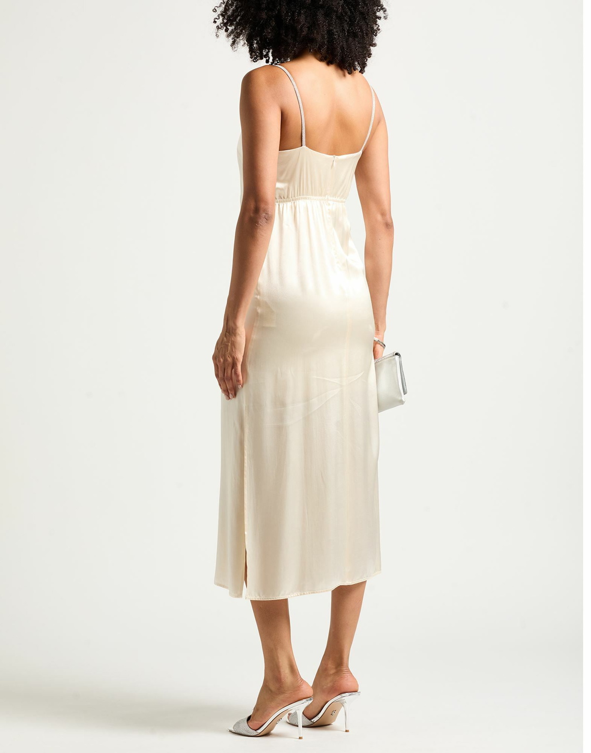 Peserico Womens Midi dress Cream