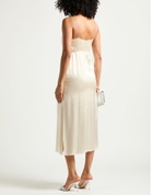 Peserico Womens Midi dress Cream