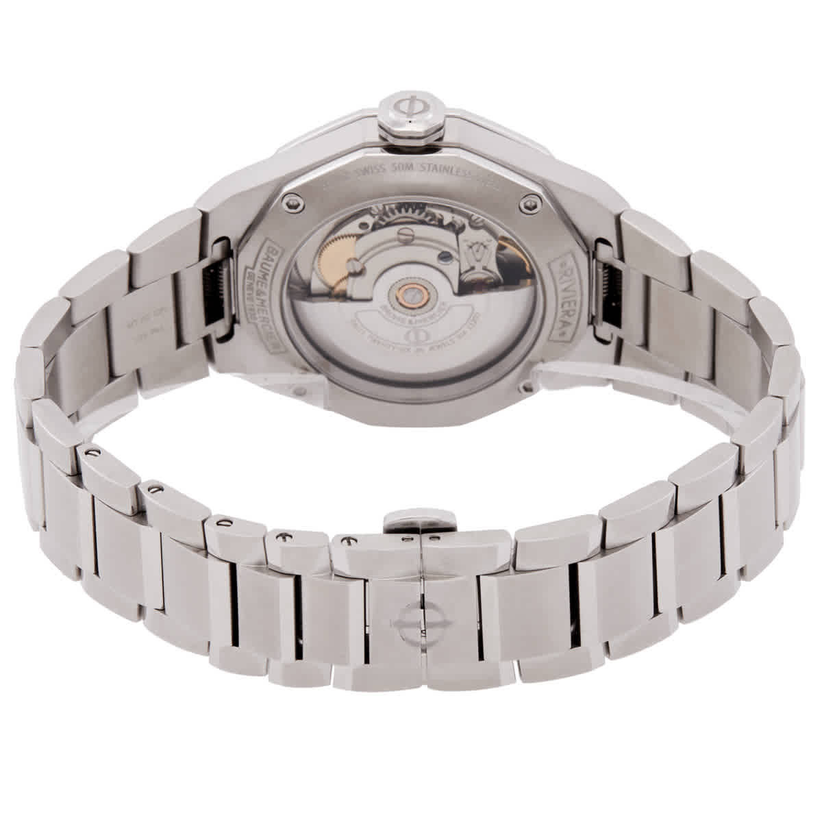 Baume et Mercier Riviera Automatic Terracotta Dial Ladies Watch M0A10764