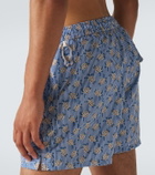 Fedeli Madeira printed swim trunks