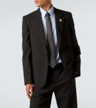 Gucci Horsebit silk jacquard tie