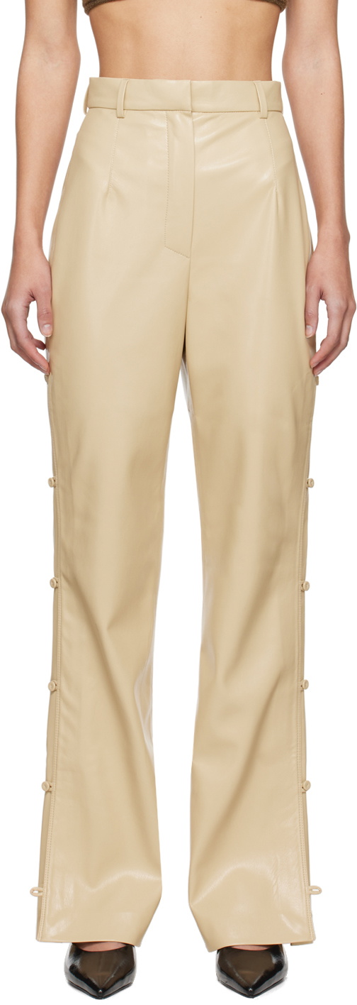 Nanushka Beige Leba Lounge Pants Nanushka