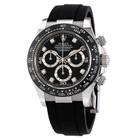 Rolex Cosmograph Daytona Black Diamond Dial Mens Chronograph Oysterflex Watch 116519BKDR