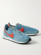 Nike - Waffle 2 SP Leather and Suede-Trimmed Nylon Sneakers - Blue