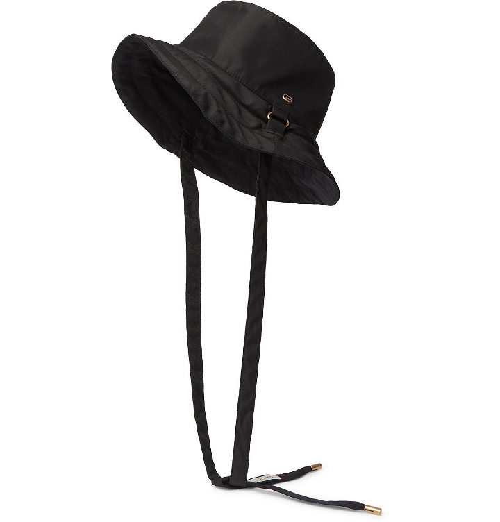 Photo: Gucci - Reversible Nylon Bucket Hat - Black