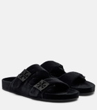 Tory Burch Mellow embellished velvet slides