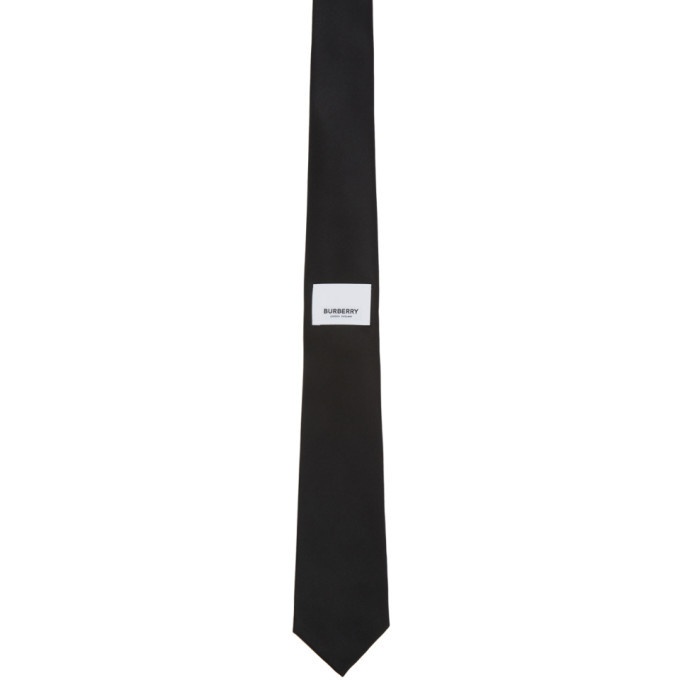 Photo: Burberry Black Silk Manston Tie
