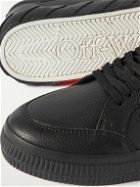 Off-White - Full-Grain Leather Sneakers - Black