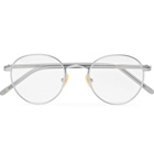 Moscot - Zis Round-Frame Acetate and Silver-Tone Optical Glasses - Men - Silver