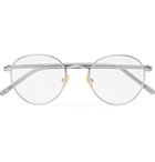 Moscot - Zis Round-Frame Acetate and Silver-Tone Optical Glasses - Men - Silver