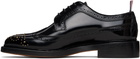 Thom Browne Black Spazzolato Leather Longwing Brogues