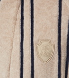 Brunello Cucinelli Striped cotton terry bathrobe